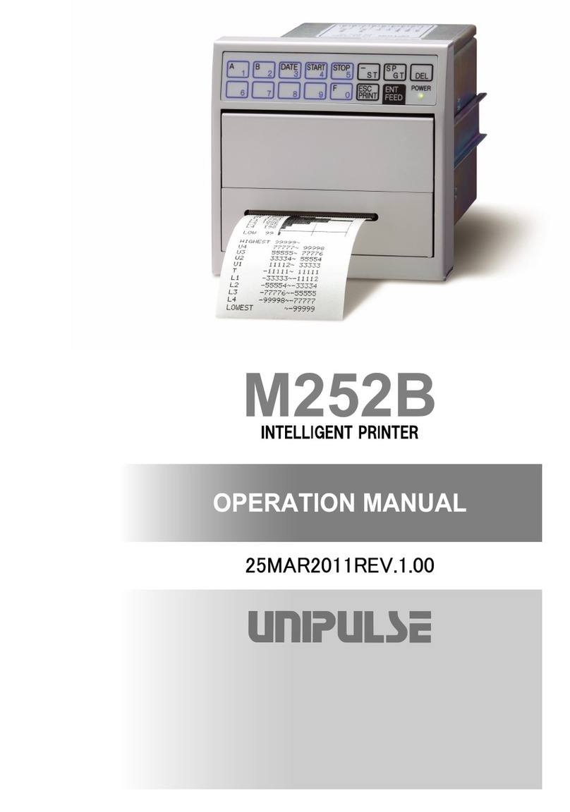 Unipulse M525B User manual
