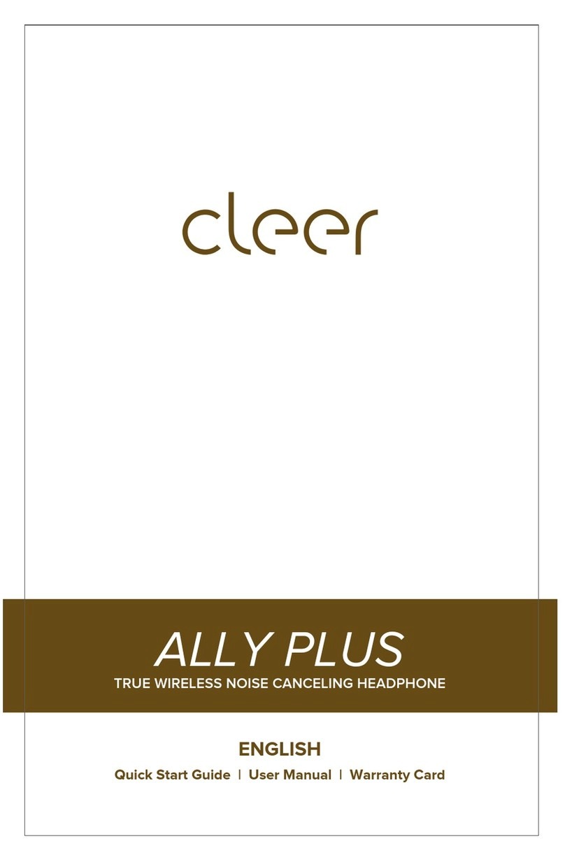 cleer ALLY PLUS quick start guide