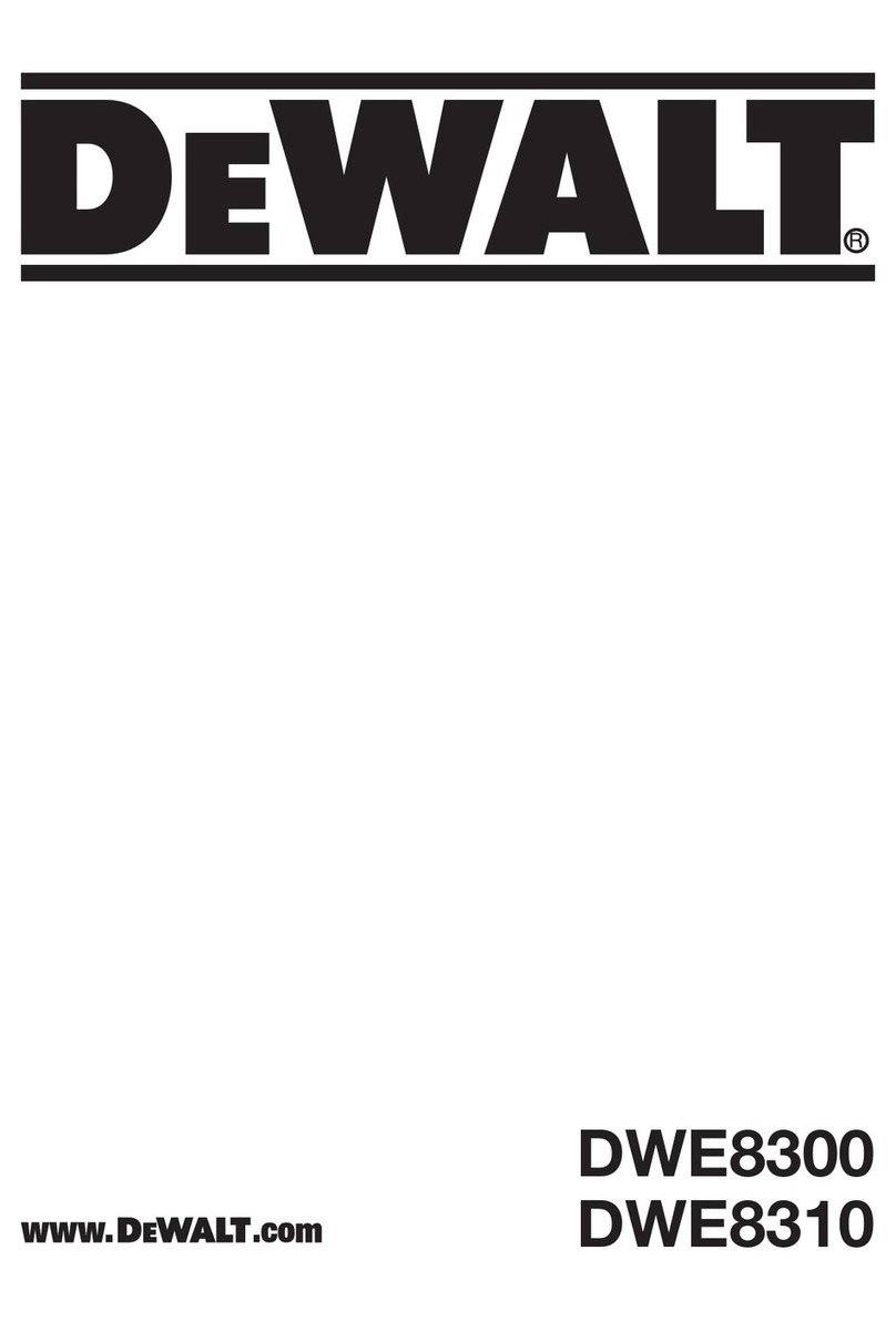 DeWalt DWE8300S Original instructions