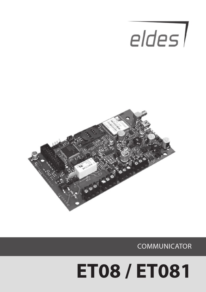 Eldes ET08 User manual