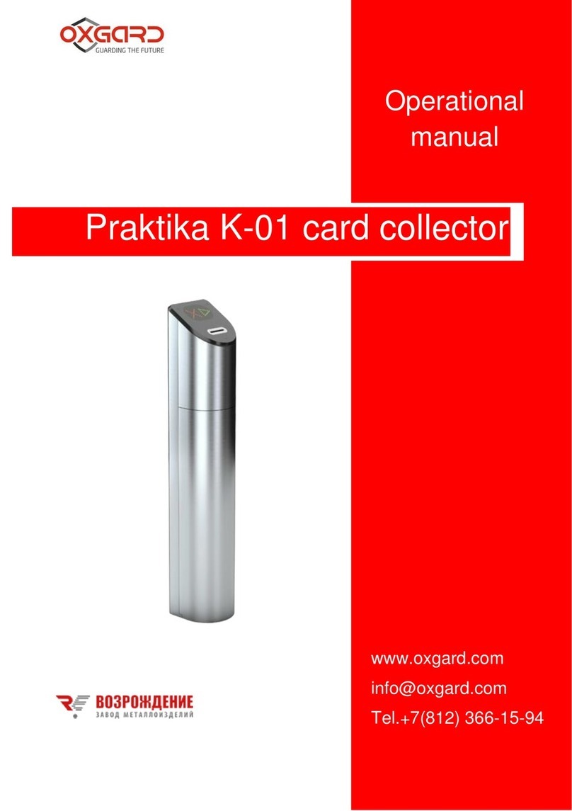 Oxgard Praktika K-01 Operational manual