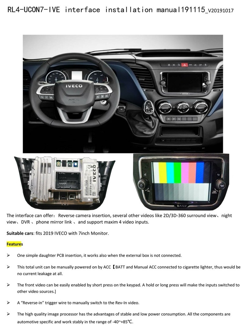 Iveco RL4-UCON7-500 installation manual