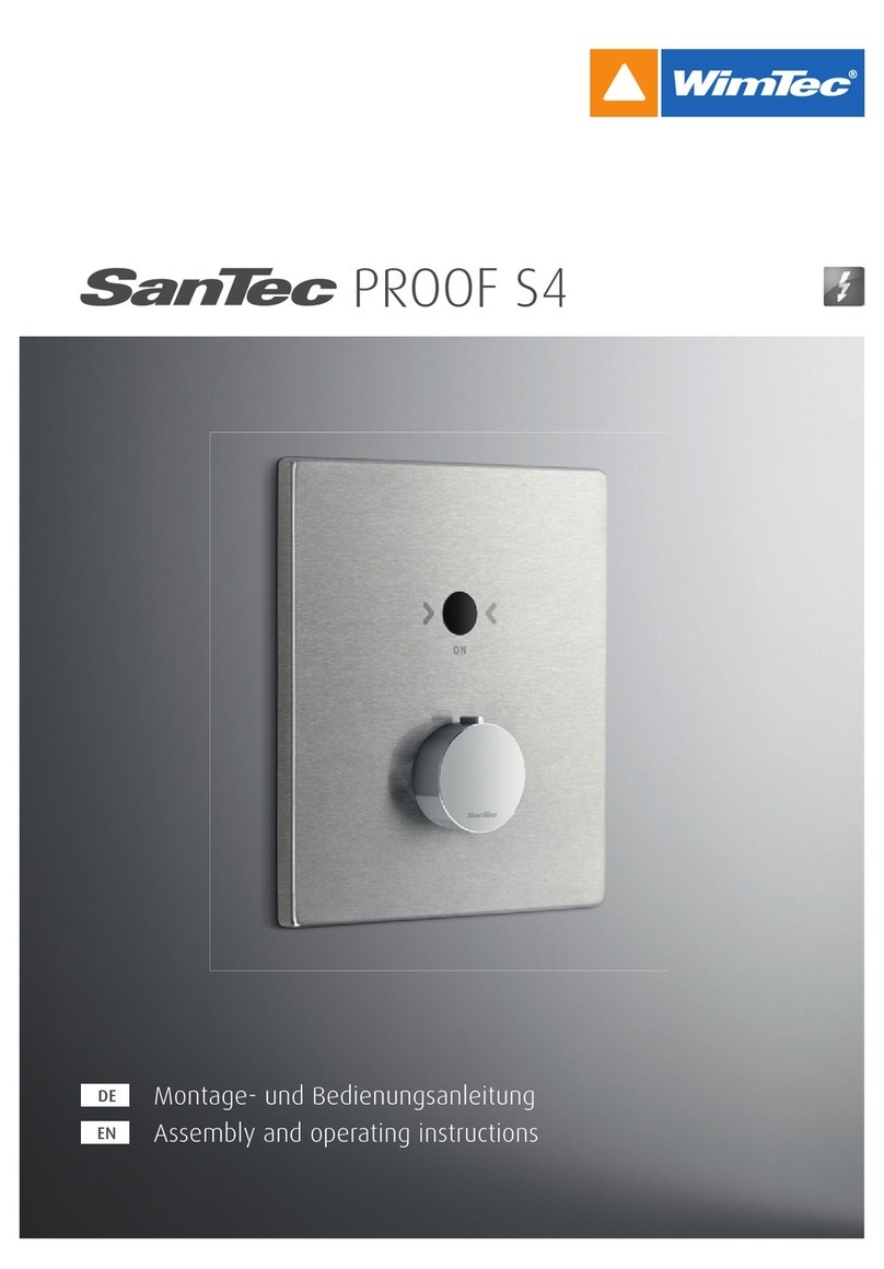 WimTec SanTec PROOF S4 Assembly and operating instructions