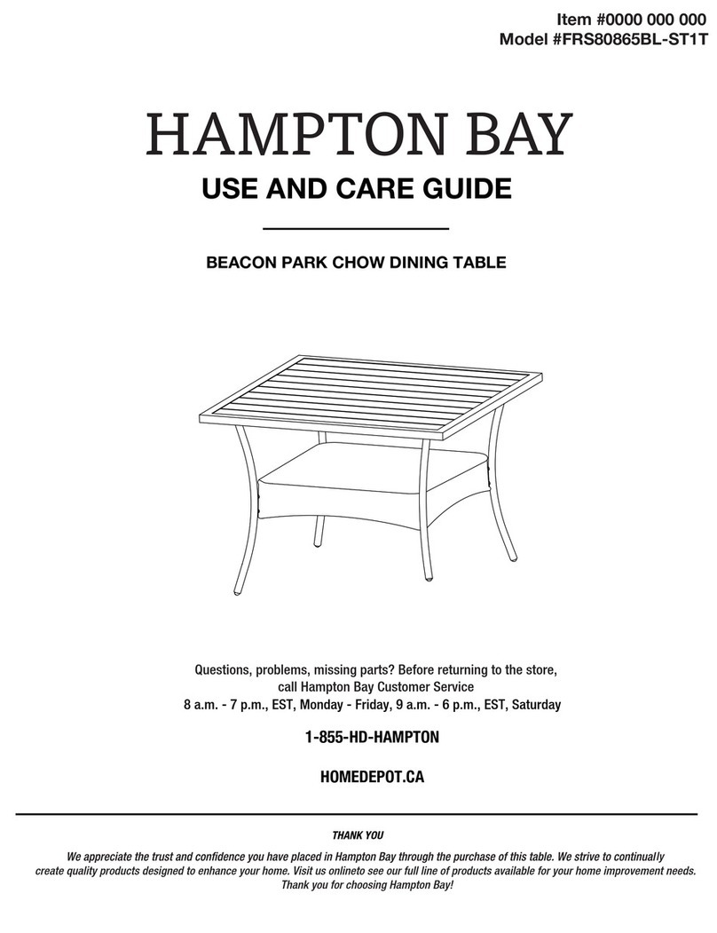HAMPTON BAY BEACON PARK CHOW FRS80865BL-ST1T Use and care guide HAMPTON BAY BEACON PARK CHOW FRS80865BL-ST1T Use and care guide