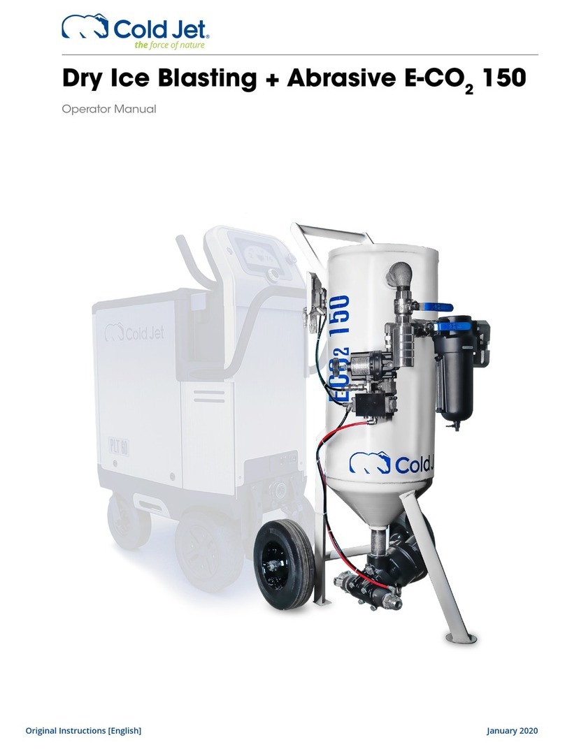 Cold Jet E-CO2 150 Operator's manual