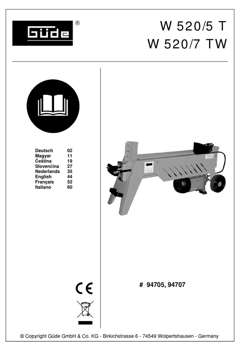 Gude W 520/5 T manual