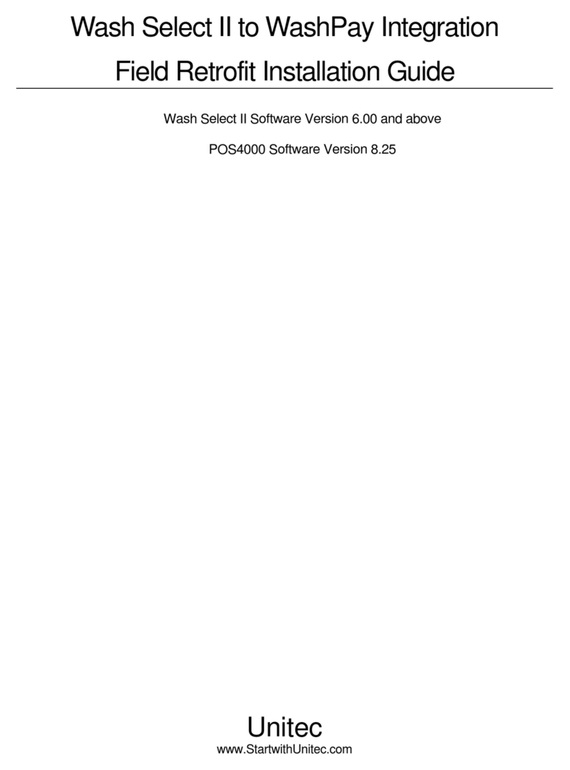 Unitec Wash Select II User manual