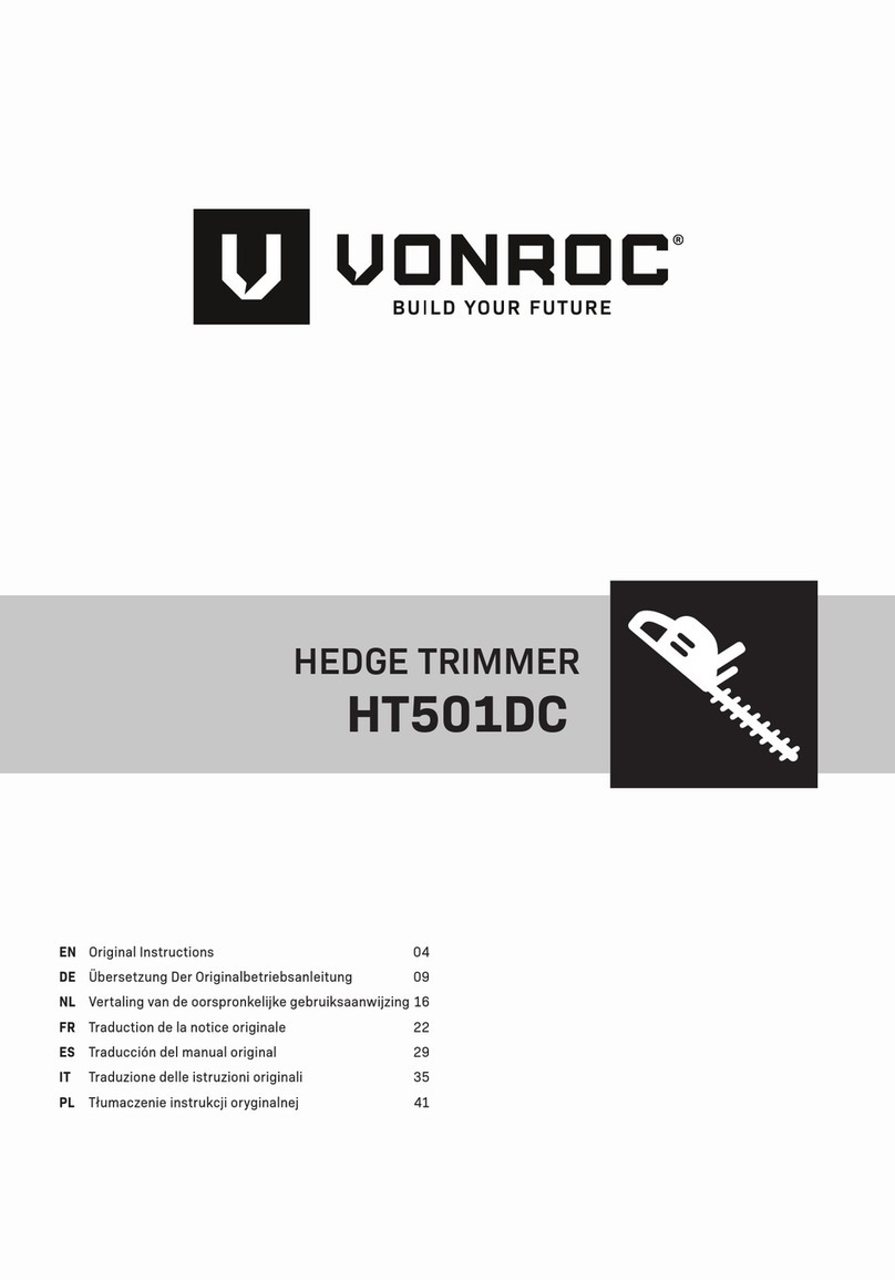 VONROC HT501DC User manual