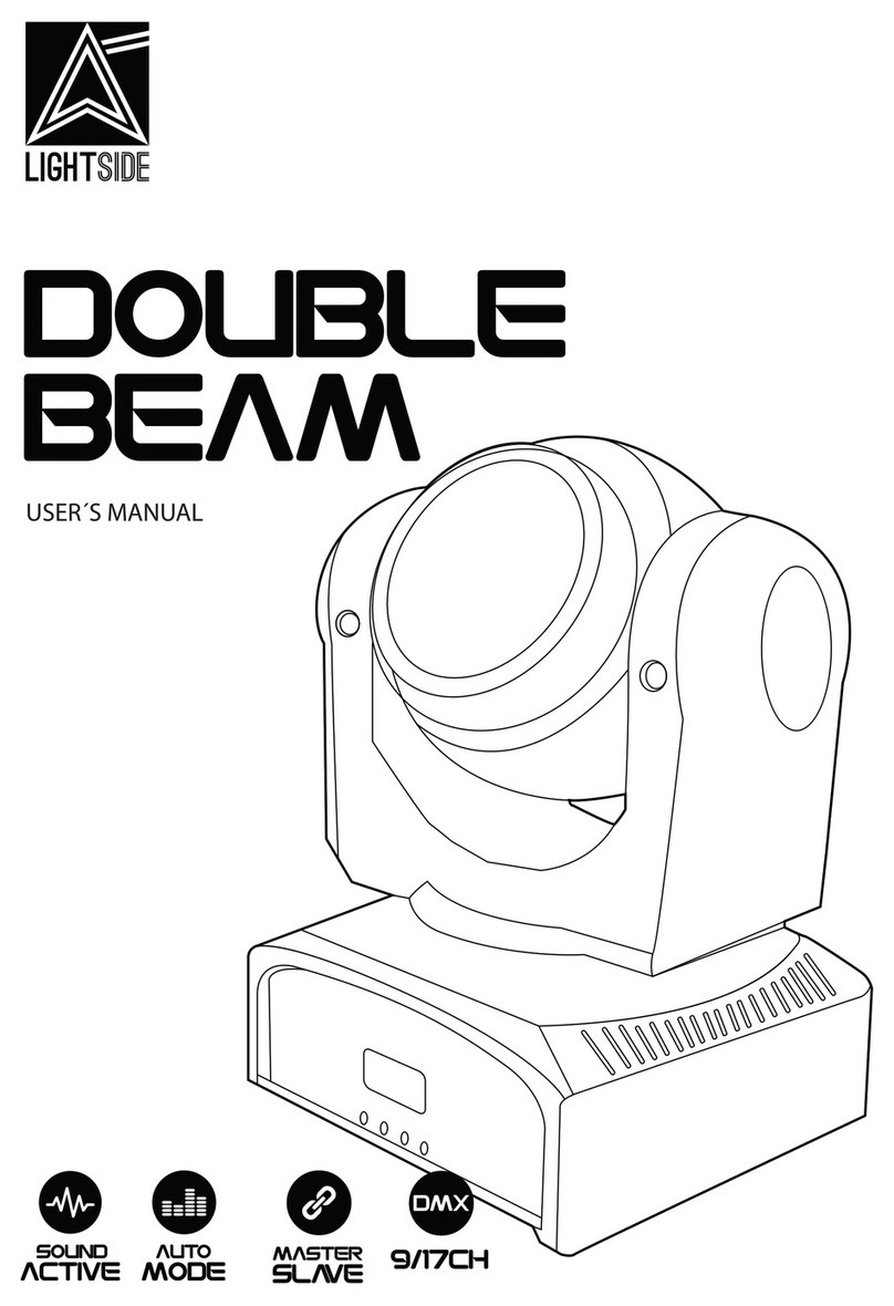 LIGHTSIDE DOUBLE BEAM User manual