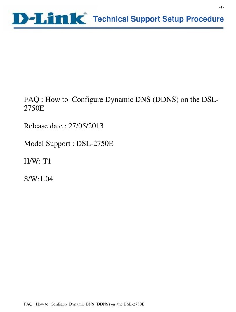 D-Link DSL-2750E Installation guide D-Link DSL-2750E Installation guide