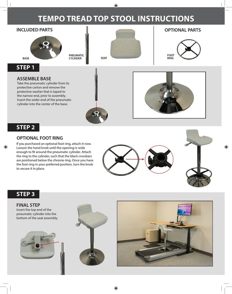 imovr TEMPO TREAD TOP STOOL User manual