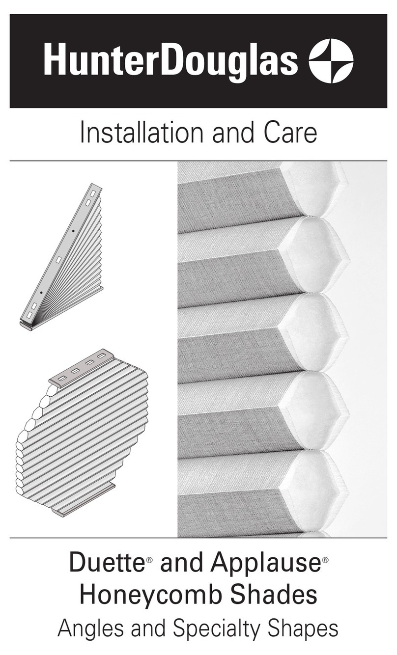 HunterDouglas Duette Installation manual