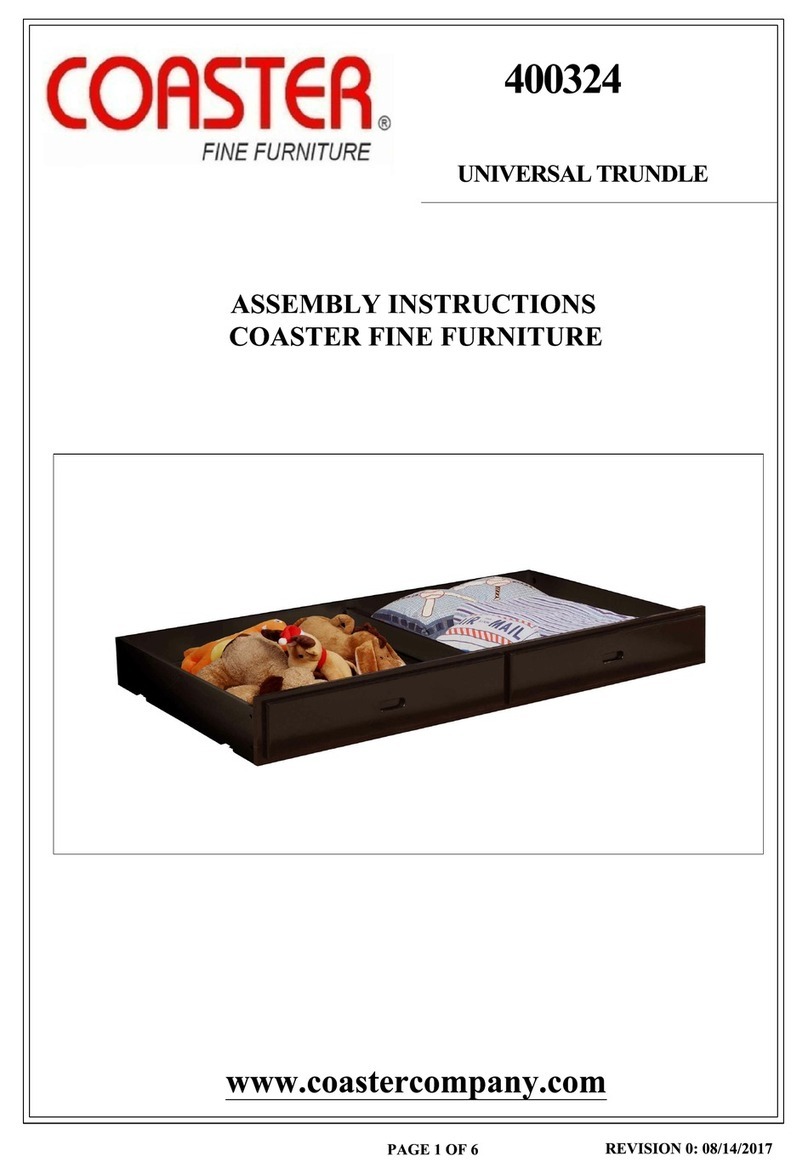 Coaster 400324 Assembly instructions