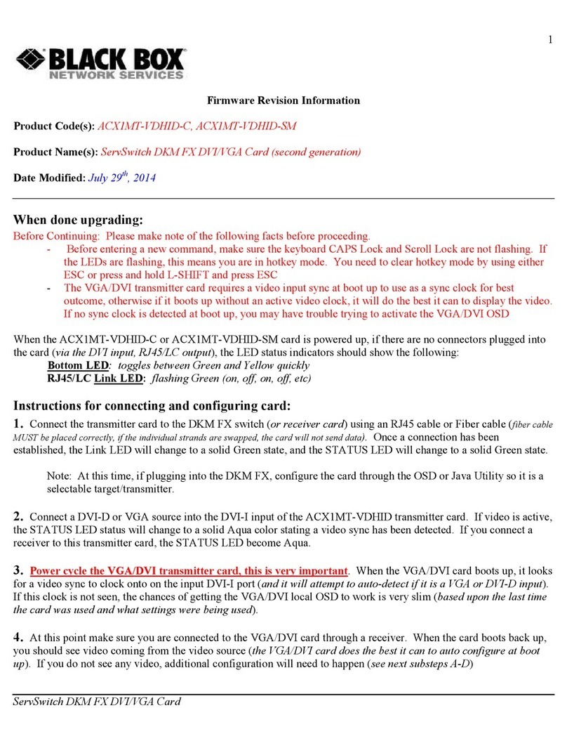 Black Box ACX1MT-VDHID-C User manual