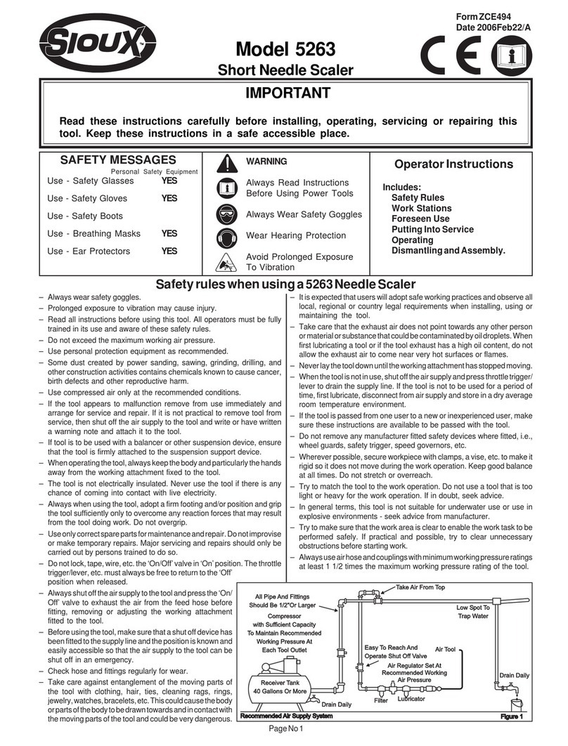 Sioux Tools 5263 manual