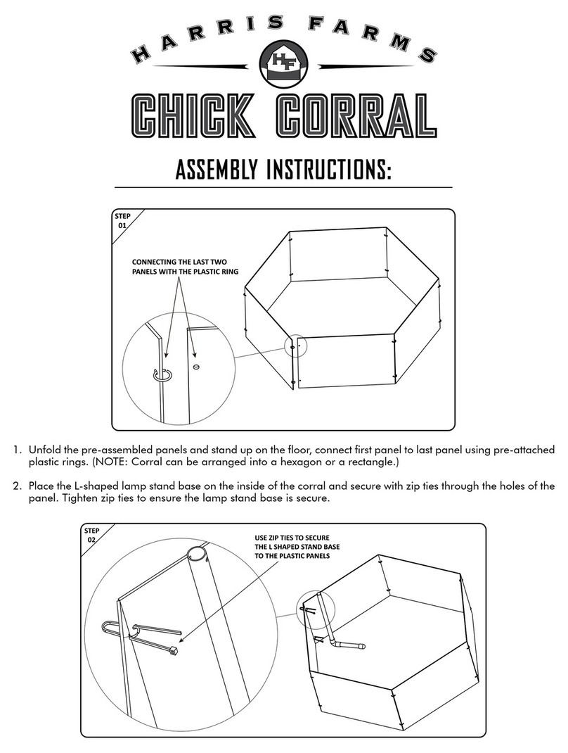 Harris Farms Chick Corral Assembly instructions