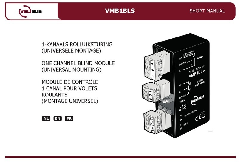 Velbus VMB1BLS How to use