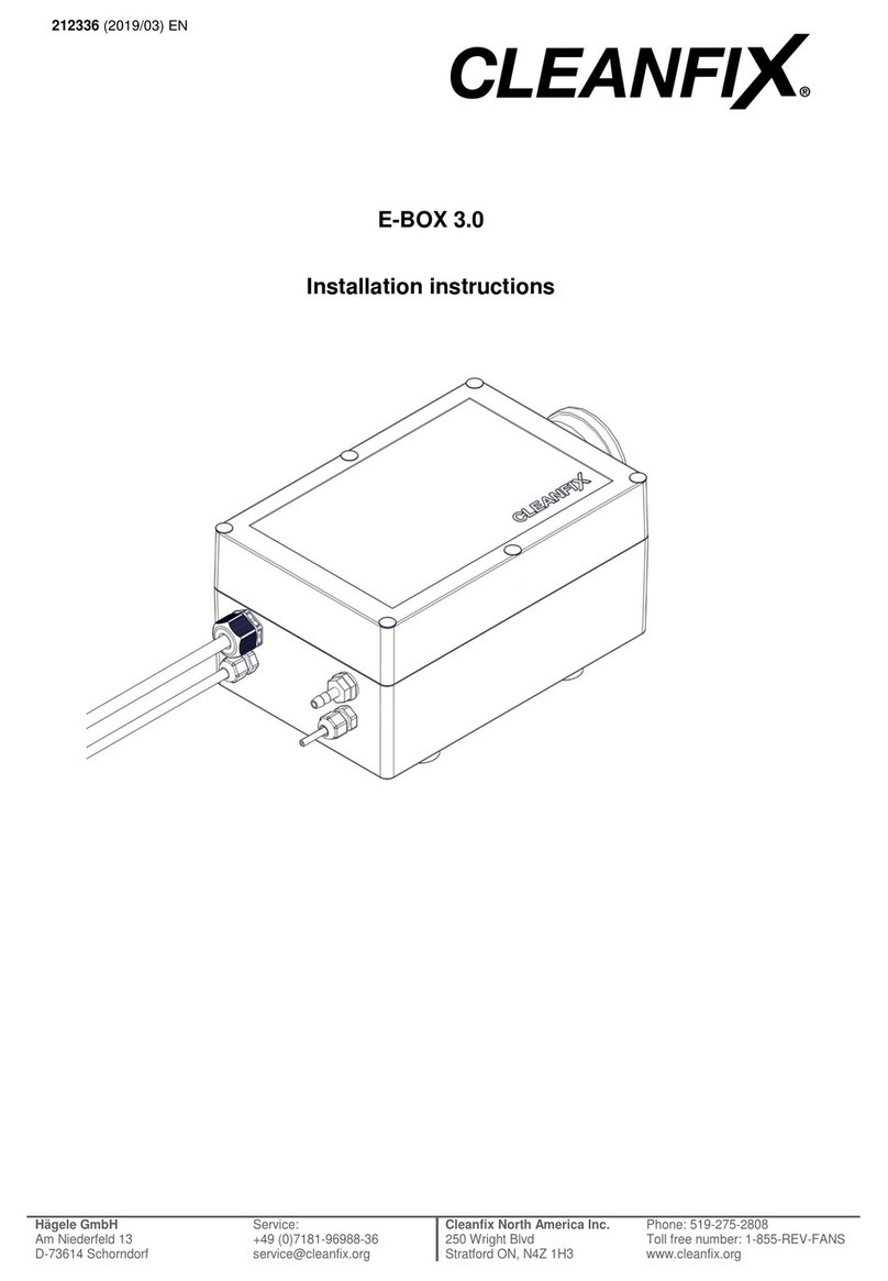 Cleanfix E-Box 3.0 installation instructions