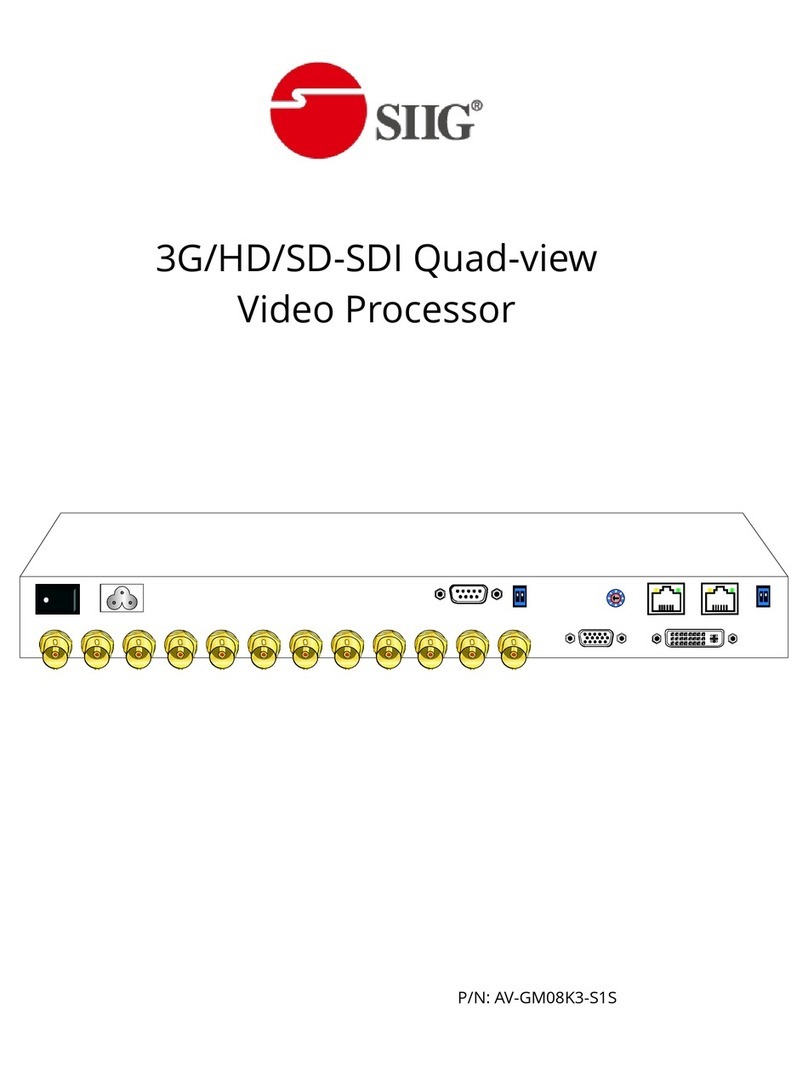 SIIG AV-GM08K3-S1S user manual