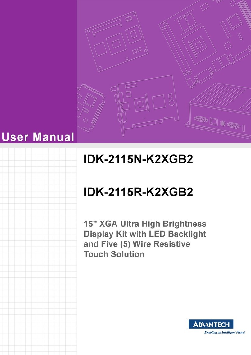 Advantech IDK-2115N-K2XGB2 User manual