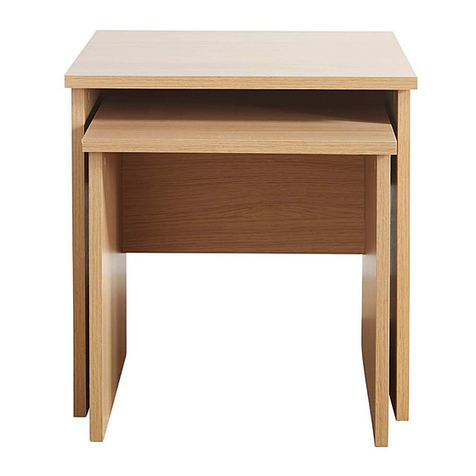 J D Williams Evesham Nest of Tables 052 7170 Series User manual J D Williams Evesham Nest of Tables 052 7170 Series User manual