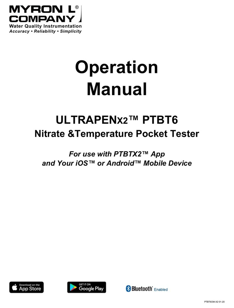 Myron L ULTRAPENX2 PTBT6 Operation manual