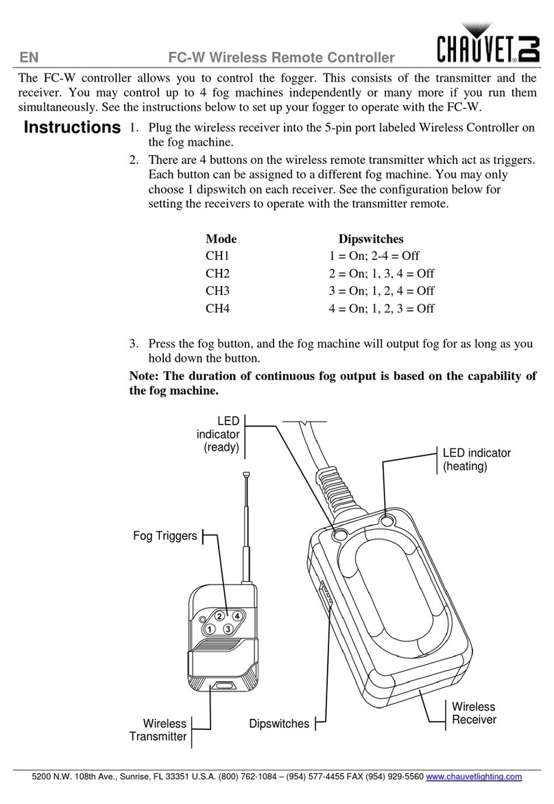 Chauvet DJ FC-W User manual