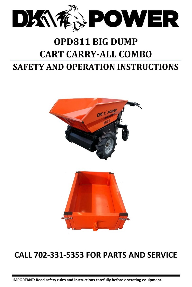 DK2 Power BIG DUMP Safety and operation instructions