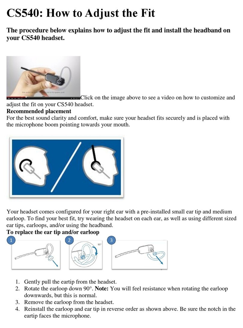 Plantronics CS540 Series How-to