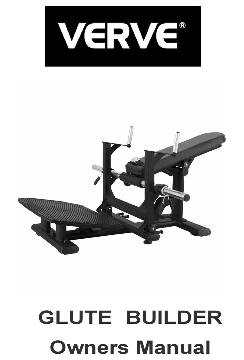 Verve GLUTE BUILDER owner's manual