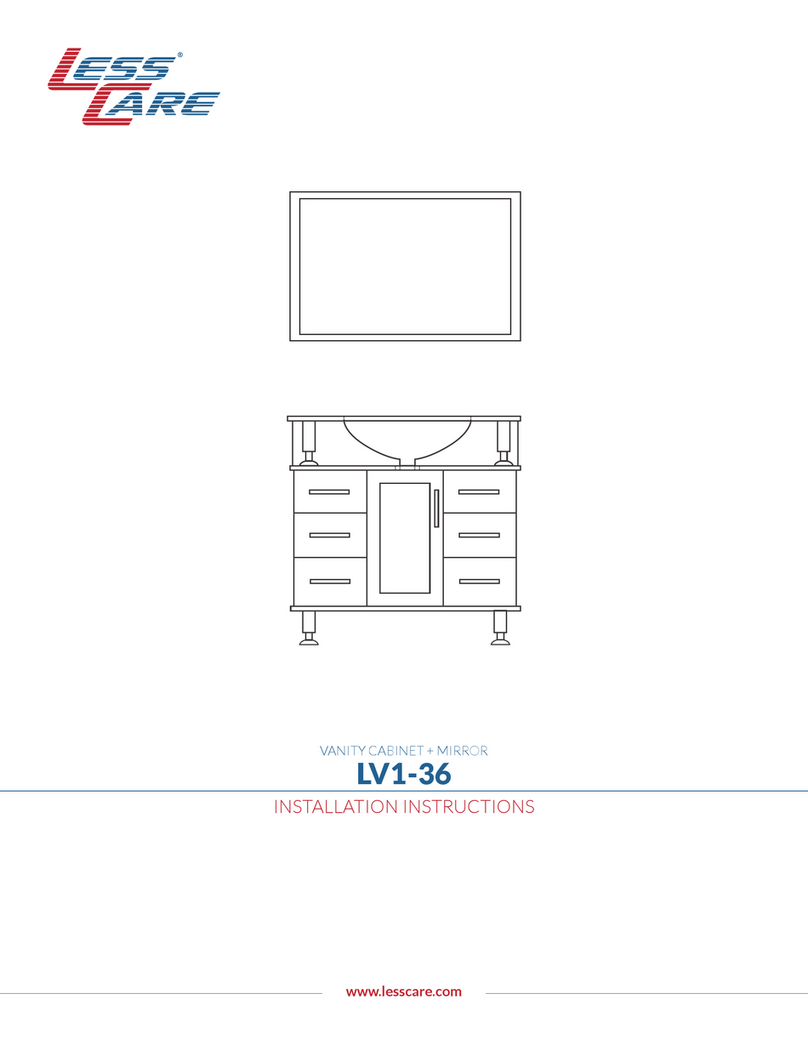 less care LV1-36 installation instructions less care LV1-36 installation instructions