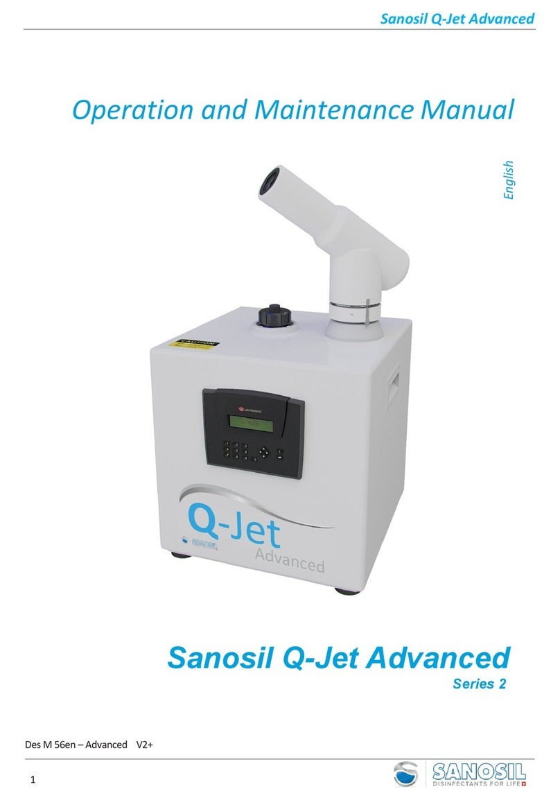 Sanosil Q-Jet Advanced 2 Series Operation and maintenance manual