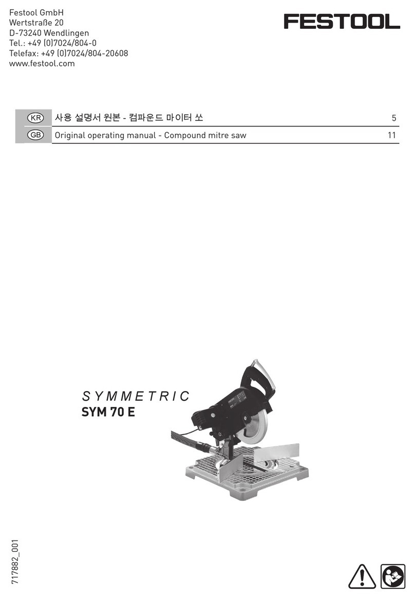 Festool Symmetric Installation instructions