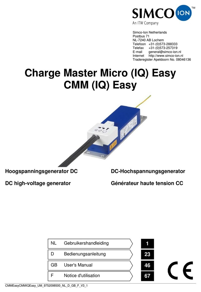 Simco-Ion CMM (IQ) Easy manual