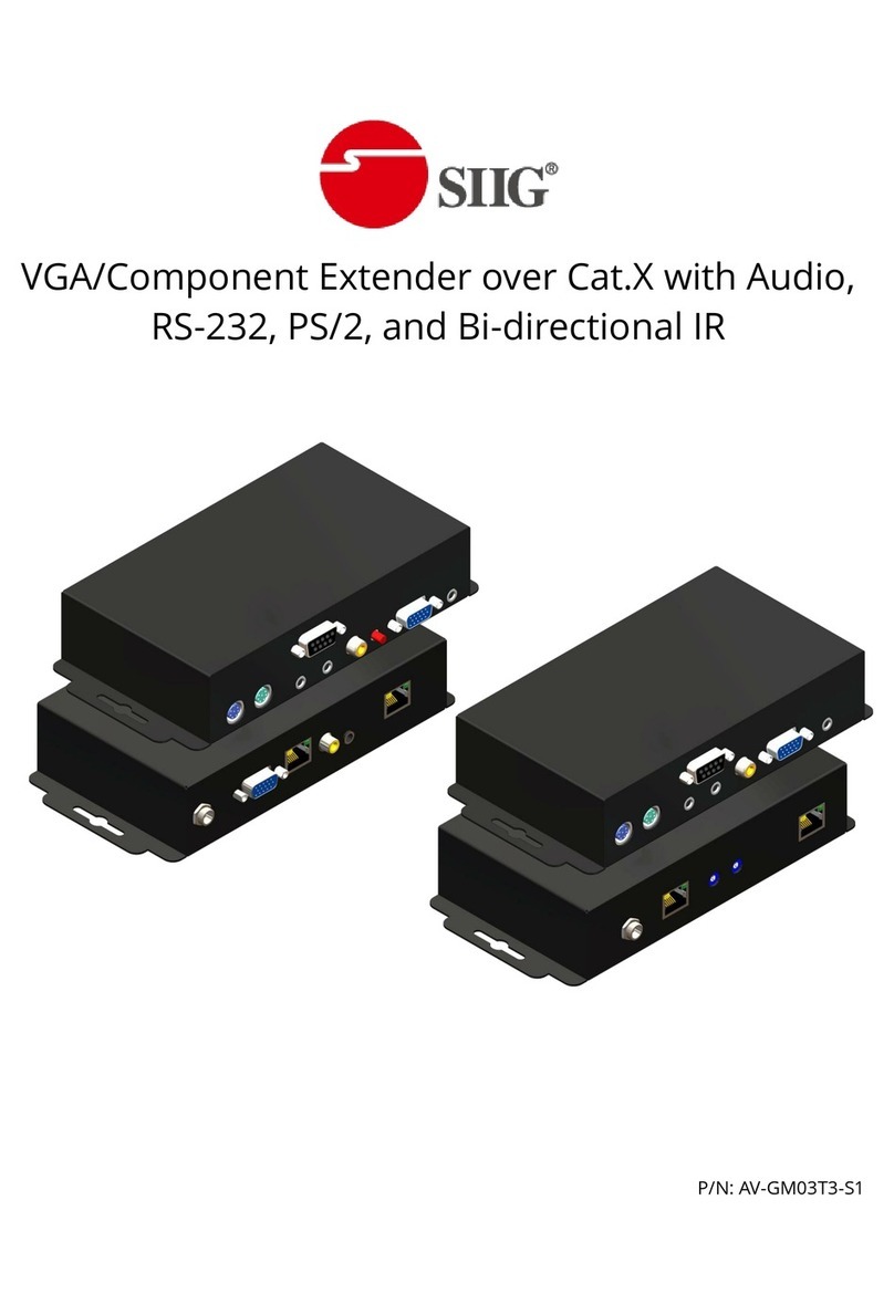 SIIG AV-GM03T3-S1 User manual