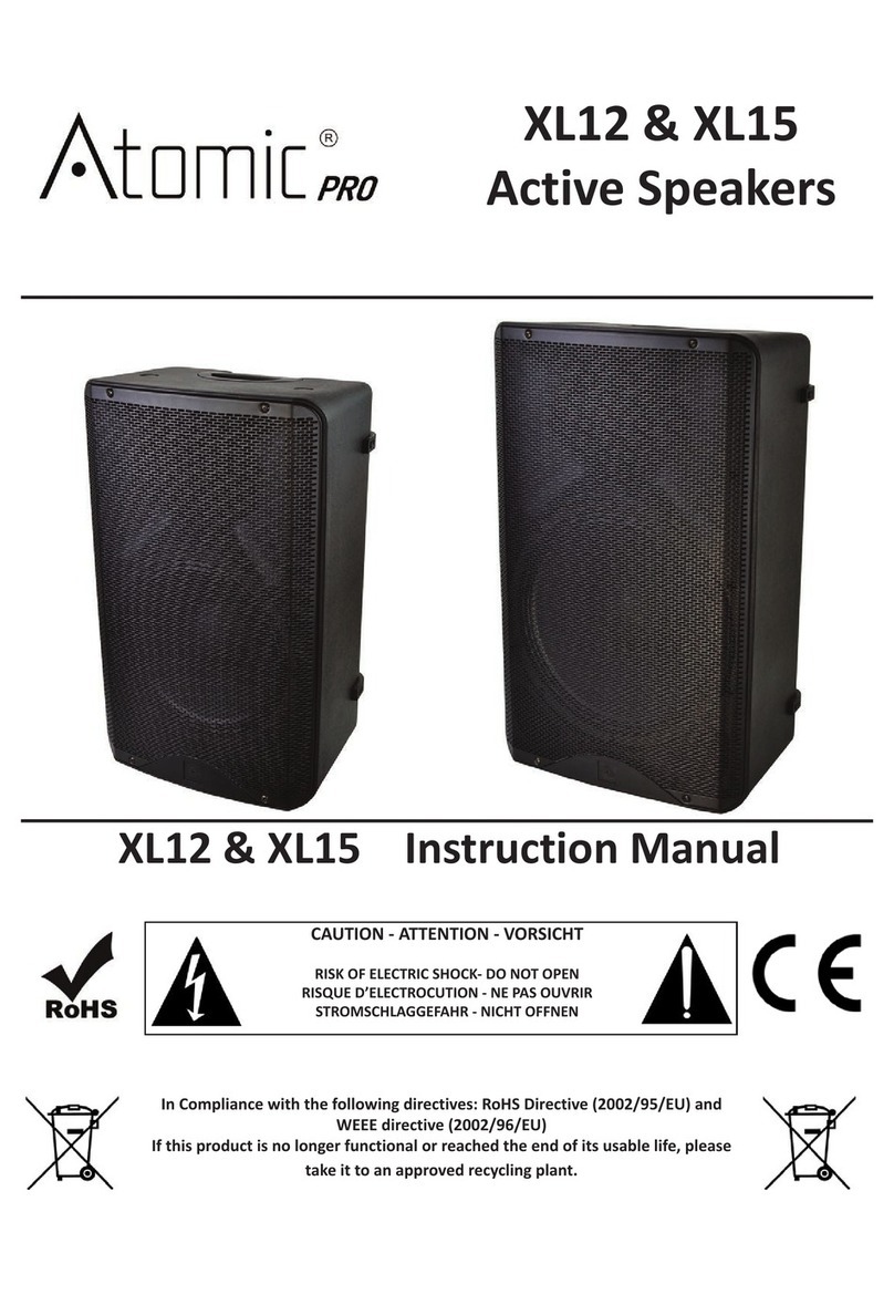 Atomic Pro XL12 instruction manual