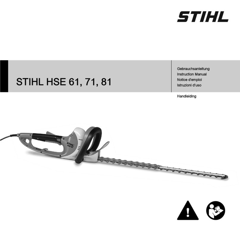 Stihl HSE 61 User manual