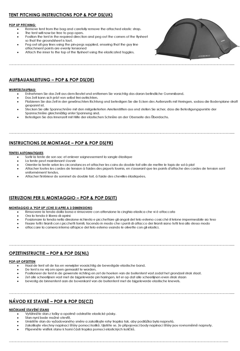 Vango Pop & Pop DS Configuration guide