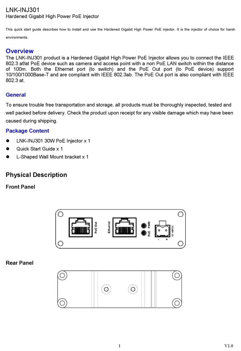 elink LNK-INJ301 User manual