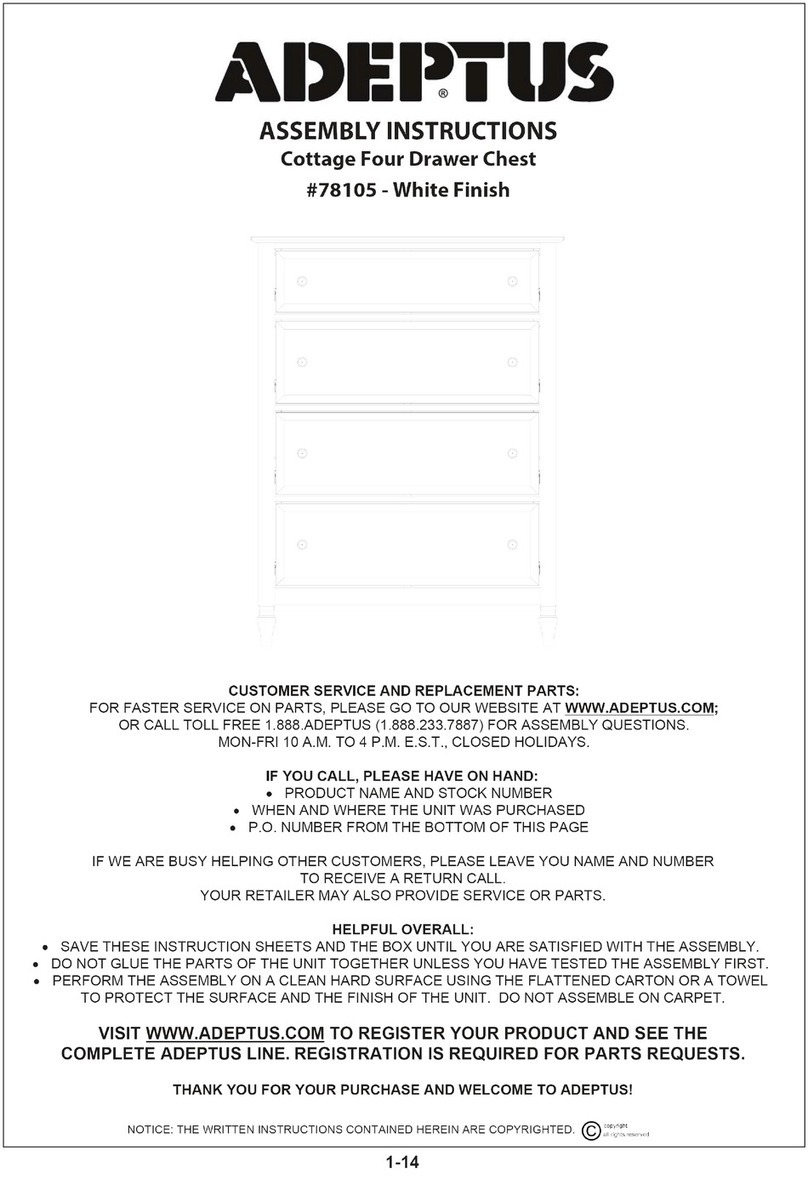 adeptus 78105 User manual