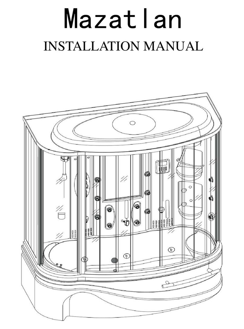 Aquapeutics Mazatlan installation manual Aquapeutics Mazatlan installation manual