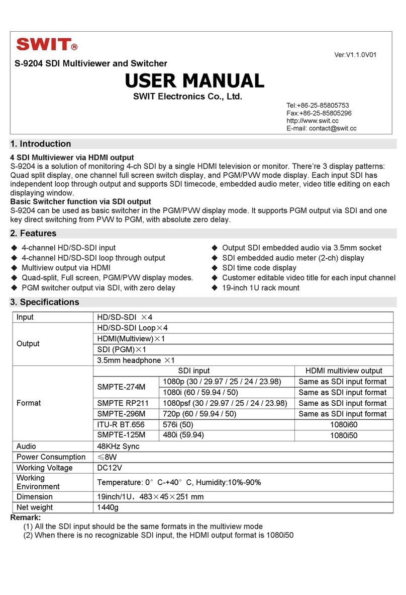 SWIT S-9204 user manual