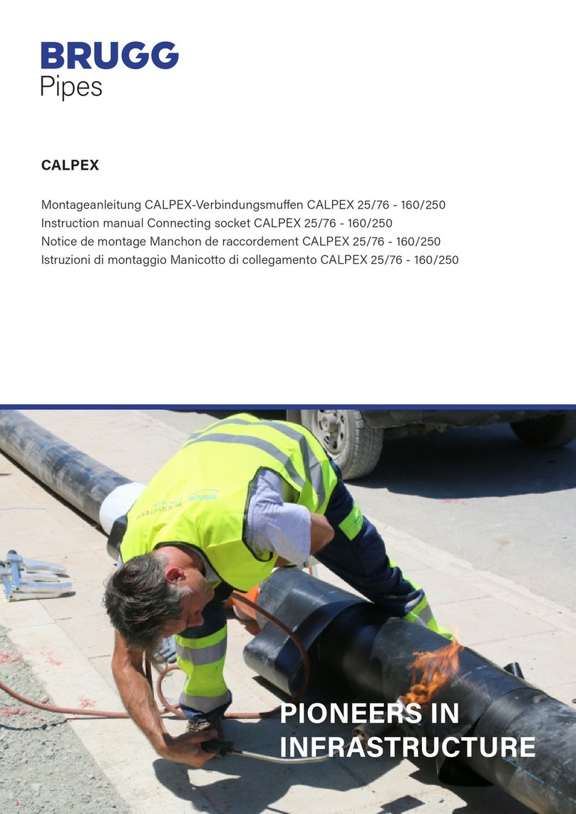 Brugg CALPEX 25/76 instruction manual