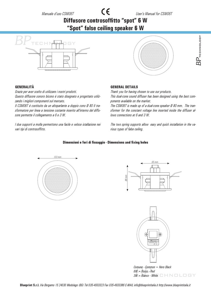 BP Technology CSM06T user manual
