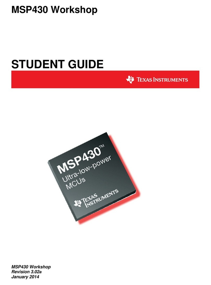 Texas Instruments Serial Programming Adapter MSP430 Student guide