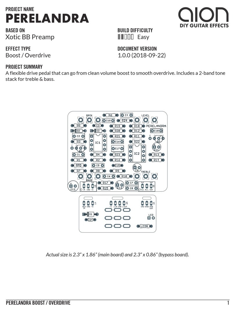 Aion Electronics Perelandra User manual