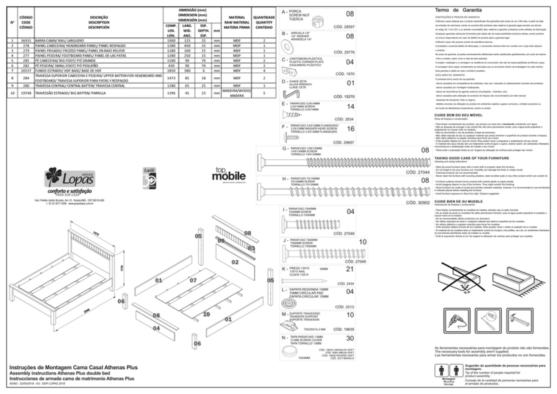 Lopas Athenas Plus Assembly instructions Lopas Athenas Plus Assembly instructions
