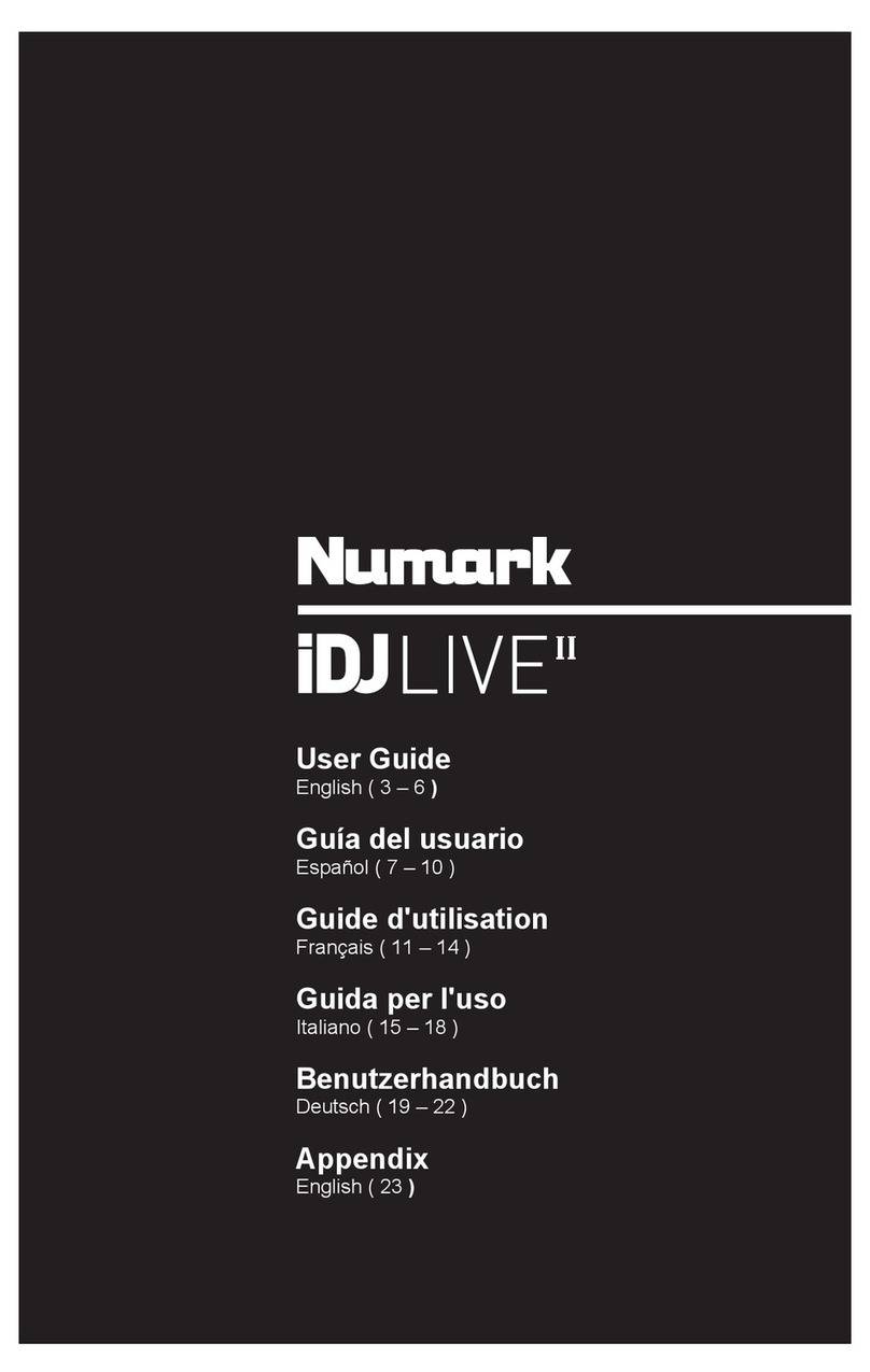 Numark IDJ LIVE II User manual