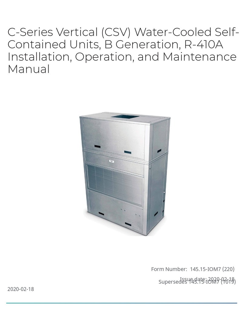 Johnson Controls CSV Series User manual