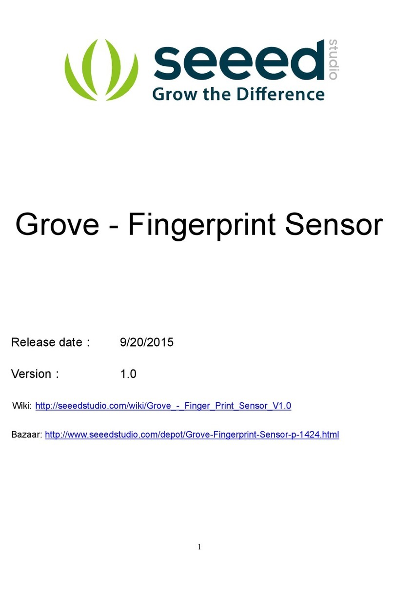seeed studio Grove Fingerprint Sensor User manual seeed studio Grove Fingerprint Sensor User manual